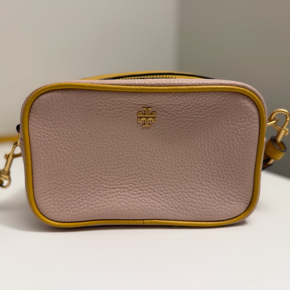 Tory Burch beige and Yellow Women's Bag
